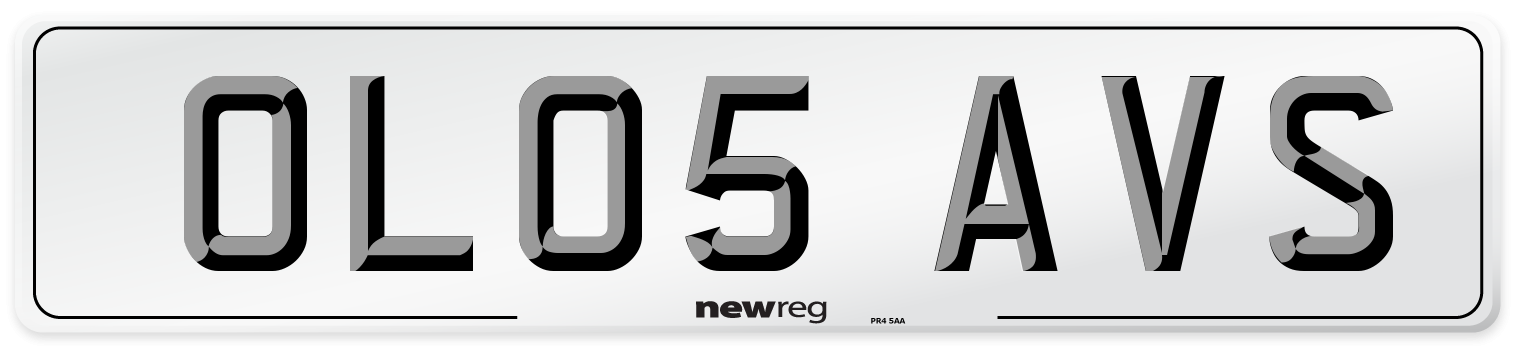 OL05 AVS Number Plate from New Reg